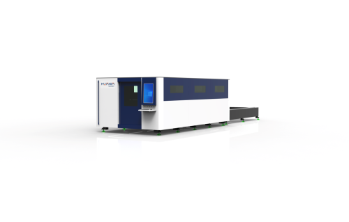 Closed/exchange table/plate tube integrated laser cutting machine